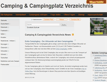 Tablet Screenshot of camping-tipps.net